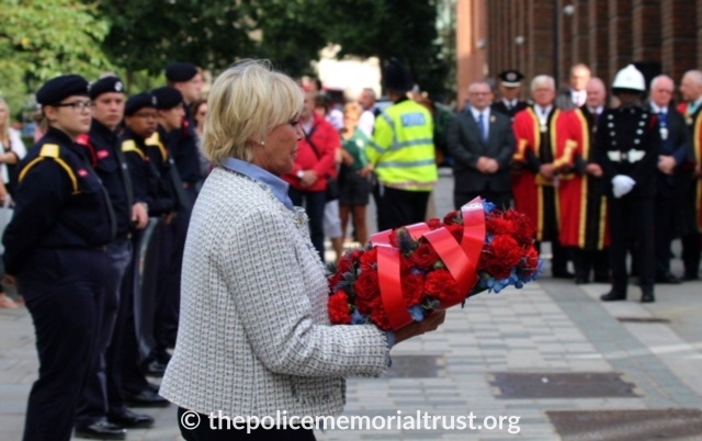 Fire Cadets and Dignitaries look on during the wreath laying ceremony