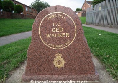 PC Ged Walker Memorial 2
