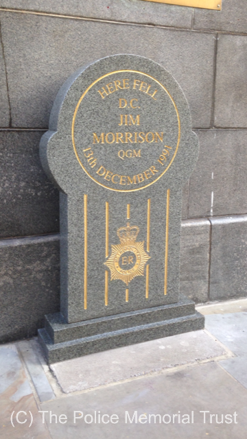 DC Jim Morrison QGM Memorial Stone