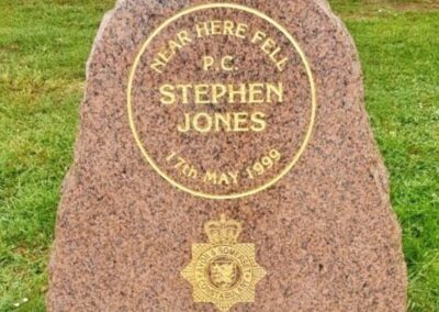PC Stephen Jones Memorial Stone