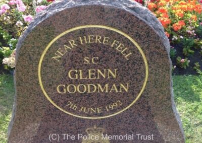 SC Glenn Goodman Memorial Stone