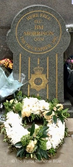 DC Jim Morrison QGM Memorial Stone