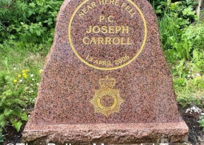 PC Joseph Carroll Refurbished Memorial
