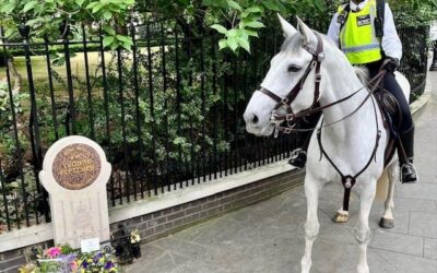 Met Police Mounted Officers Pay Respects At Trust’s 1st Memorial