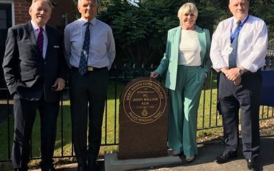 Memorial Unveiled for PC John William Kew