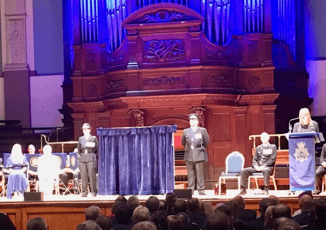 Ceremony at Reading Town Hall