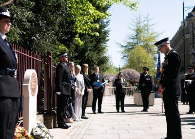 Chief Constable bowing