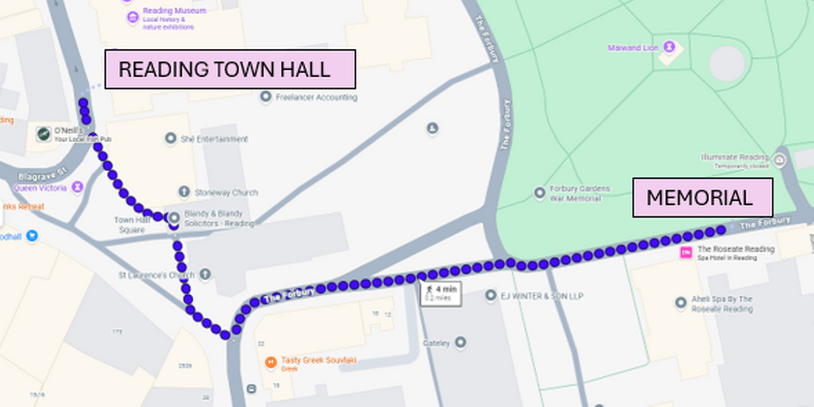 PC Andrew Harper Memorial Location Map